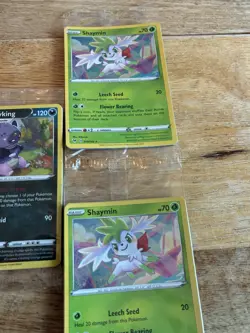 4x Shaymin 015/185 + Galarian Slowpoke 098/198 Cosmos Holo Promo Pokemon SEALED - Image 4