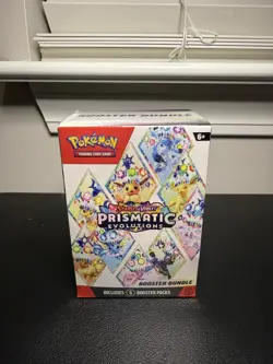 Pokemon TCG PRISMATIC EVOLUTIONS Booster Bundle 6 Packs FACTORY SEALED Brand New - Image 1