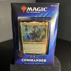 Magic the Gathering MtG Commander 2019 FACELESS MENACE Theme Deck FACTORY SEALED - Image 1