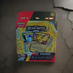Pokemon TCG: Zapdos EX Deluxe Battle Deck New Sealed - Image 1