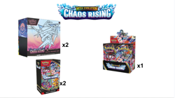 Pokemon TCG: Chaos Rising Big Bundle New Sealed PRESALE (5/22) Check Description - Image 1