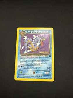 Pokemon TCG Dark Gyarados 8/82 Team Rocket Prerelease Holo Rare English 70 HP - Image 3