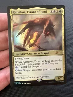 Karrthus Tyrant of Jund Foil Secret Lair Drop Series Near Mint MTG - Image 1