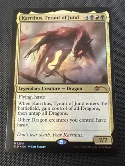 Karrthus Tyrant of Jund Foil Secret Lair Drop Series Near Mint MTG - Image 4