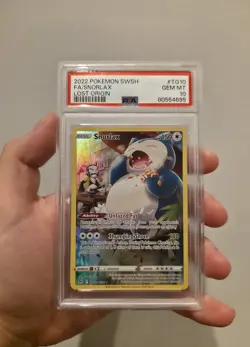 Pokemon Lost Origin | Snorlax Trainer Gallery TG10/TG30 | PSA 10 - Image 1