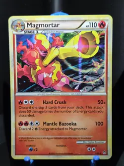 Pokemon Unleashed Magmortar Holo 2/95 NM - Image 1