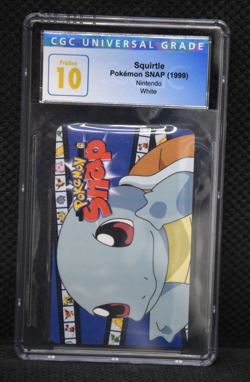 1999 POKEMON SNAP NINTENDO SQUIRTLE WHITE CGC 10 PRISTINE - Image 1
