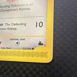 Pokemon TCG Dunsparce Skyridge 53/144 Regular Common Basic 2003 40 HP English - Image 3