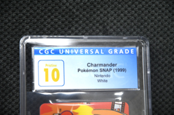 CGC Graded PRISTINE 10 Charmander Pokemon SNAP (1999) Nintendo White - Image 2
