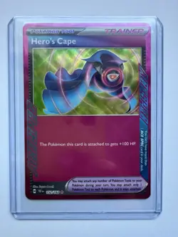 Pokemon TCG Hero's Cape Trainer ACE SPEC Rare SV05 152/162 Holo English - Image 1