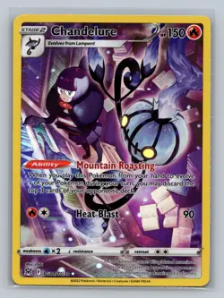 Chandelure TG04/TG30 Holo Lost Origin Trainer Gallery Pokemon NM - Image 1