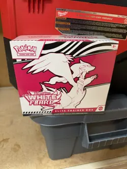 Pokemon TCG White Flare ETB Elite Trainer Box NEW SEALED - Image 1