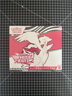 Pokemon Scarlet & Violet White Flare Elite Trainer Box Booster English 2024 - Image 1