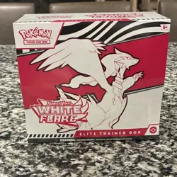 Pokemon Scarlet & Violet White Flare Elite Trainer Box Reshiram Tornadus English - Image 1