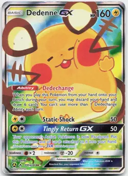 Dedenne GX 195a/214 Holo Promo Alternate Art Promos Pokemon Heavily Played - Image 1