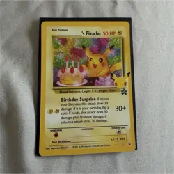 Pokemon Birthday Pikachu Wotc Promo Holo 24/53 English 1999 50 HP 30+ - Image 1