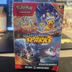Pokemon TCG Surging Sparks Booster Bundle (6 Packs) Factory Sealed! - Image 1