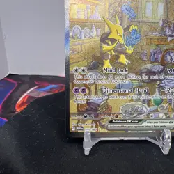 Pokemon TCG Alakazam EX 201/165 S&V 151 Special Illustration Rare NM Condition - Image 3