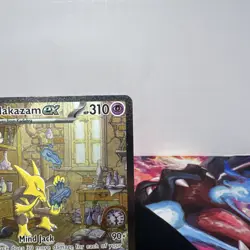 Pokemon TCG Alakazam EX 201/165 S&V 151 Special Illustration Rare NM Condition - Image 5