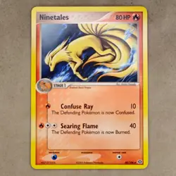 NM Near Mint Pokemon TCG Ninetails Regular 38/106 EX Ruby & Sapphire 2005 - Image 1