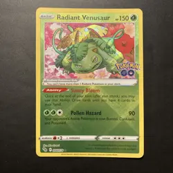 Pokemon TCG Radiant Venusaur 004/078 - Pokemon GO - Image 1