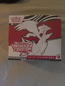 Pokemon Scarlet & Violet White Flare Elite Trainer Box Reshiram TCG - Image 1