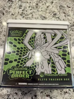 Perfect Order Pokemon Center Exclusive Elite Trainer Box ETB TCG w/ Case - Image 1