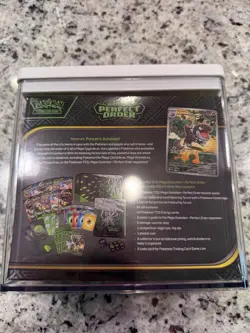 Perfect Order Pokemon Center Exclusive Elite Trainer Box ETB TCG w/ Case - Image 2