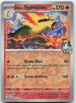 Pokemon : Ethan's Typhlosion Destined Rivals 034/182 : R Reverse Holo - Image 1