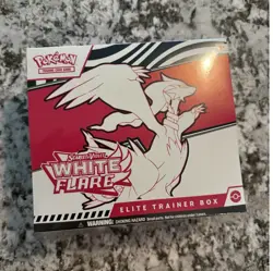 Pokemon Scarlet & Violet—White Flare Elite Trainer Box, English, 9 Packs - Image 1