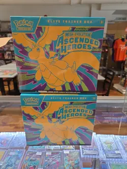 Pokemon TCG Mega Evolution Ascended Heroes ETB Elite Trainer -FACTORY SEALED X2 - Image 1