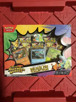 Pokemon TCG: Ascended Heroes First Partner Deluxe Pin Collection Sealed Box - Image 1