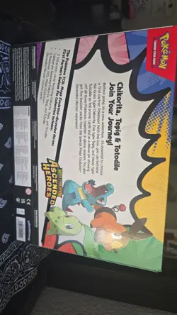 Pokemon Mega Evolution Ascended Heroes Deluxe Promo Chikorita Tepig Totodile - Image 2