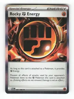 Rocky Fighting Energy 087/088 Rare Perfect Order Pokemon Holo Near Mint - Image 1