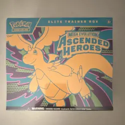Pokemon Mega Evolution Ascended Heroes Elite Trainer Box Dragonite Zekrom - Image 1