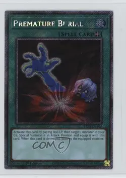 Premature Burial 1st Ed. QCSR Yu-Gi-Oh!: Quarter Century Bonanza #RA03-EN103 - Image 1