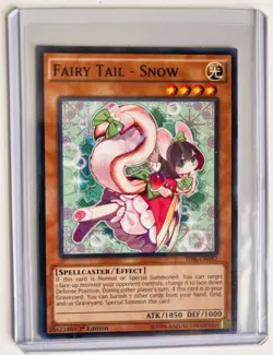 YUGIOH -- 1x - Fairy Tail - Snow - TDIL-EN042 - Common - 1st Ed FREE SHIPPING! - Image 1