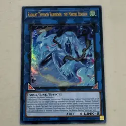 Yu-Gi-Oh! Radiant Typhoon Varuroon Aqua Link 1st Ed Foil #39341885 English - Image 1