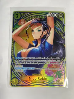 Bandai One Piece SP Nico Robin EB03-055 Holo NO WHITENING, PSA 10 Material Clean - Image 5