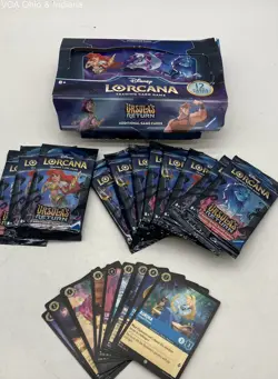 Disney Lorcana Ursula's Return TCG Lot 11 Booster Packs & Box See Photos - Image 3