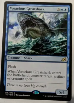 Voracious Greatshark Ikoria: Lair of Behemoths - MTG RARE - Image 1