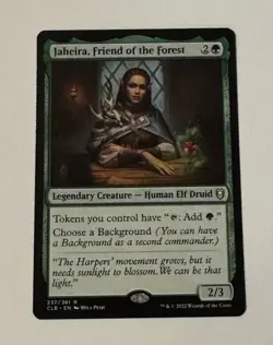 MTG Jaheira, Friend of the Forest Commander Legends: Battle For Baldur’s Gate NM - Image 1