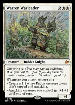 Warren Warleader - Foil BLB NM MTG - Image 1