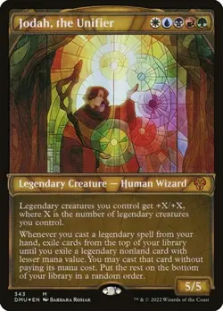 Jodah, the Unifier - Textured Foil Showcase DMU NM MTG - Image 1