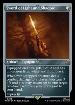 Sword of Light and Shadow - Foil Etched Assassin's Creed NM MTG - Image 1