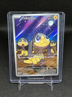 Pokemon TGC Mega Evolutions Helioptile Illustration Rare 143/132 - Image 1