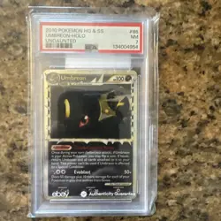 2010 Pokemon HG&SS Undaunted Umbreon Holo PSA 7 Near Mint #86 - Image 1
