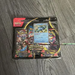 Pokemon TCG - Mega Evolutions Triple Blister with Golduck card - NEW (read desc) - Image 1