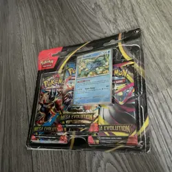 Pokemon TCG - Mega Evolutions Triple Blister with Golduck card - NEW (read desc) - Image 2