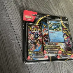 Pokemon TCG - Mega Evolutions Triple Blister with Golduck card - NEW (read desc) - Image 3
